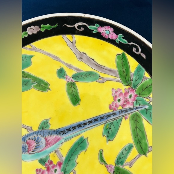 VintageJapanese Yamatoku Birds of Paradise Plate | Made in Japan | - Picture 5 of 7